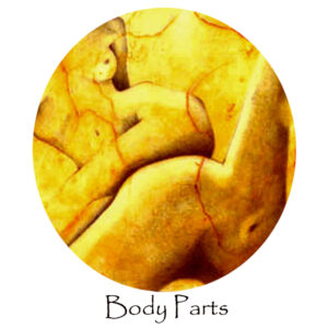 A painting from the Body Parts collection