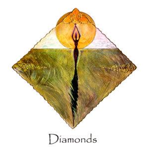 A painting from the Diamonds collection