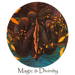 A painting from the Magic and Divinity collection