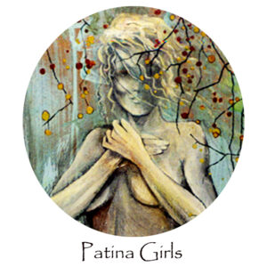 A painting from the Patina Girls collection