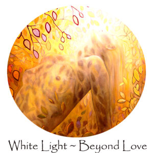 A painting from the White Light Beyond Love collection